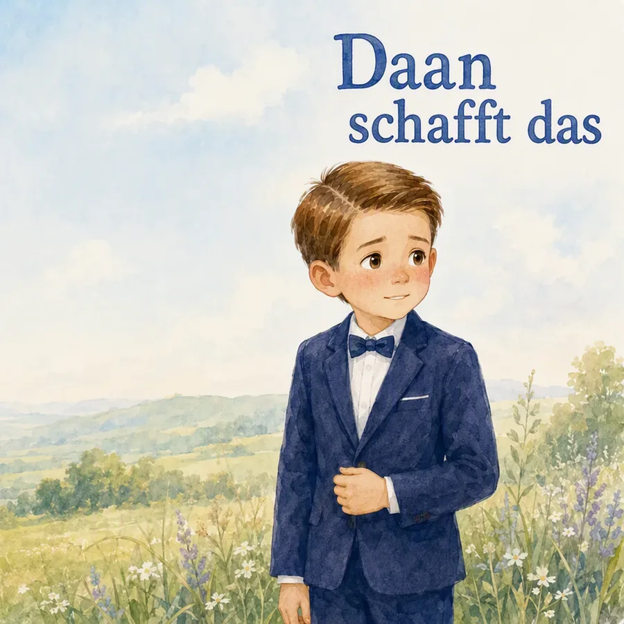 Ein Kommuniongeschenk mit dem Namen des Kindes