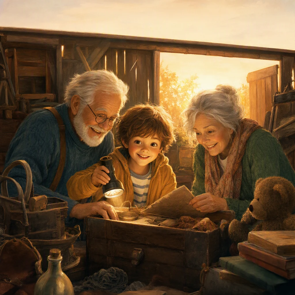Bei Oma und Opa übernachten