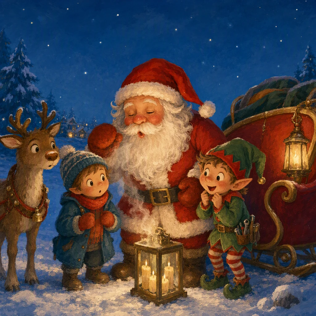 Der Weihnachtsmann ist erkältet