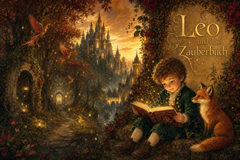 Voorbeeld voorkant: Leo und das Zauberbuch