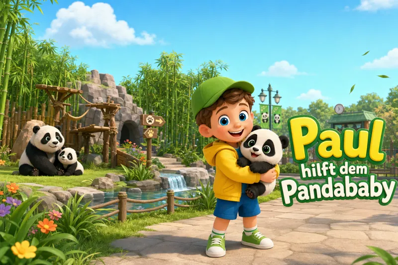 Voorbeeld voorkant: Paul hilft dem Pandababy
