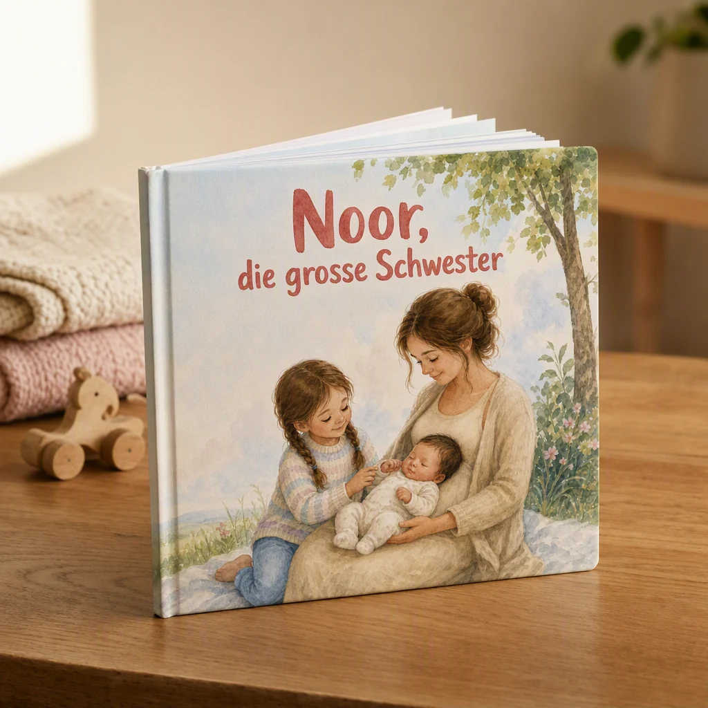 Personalisiertes Buch als Geschenk zur Geburt