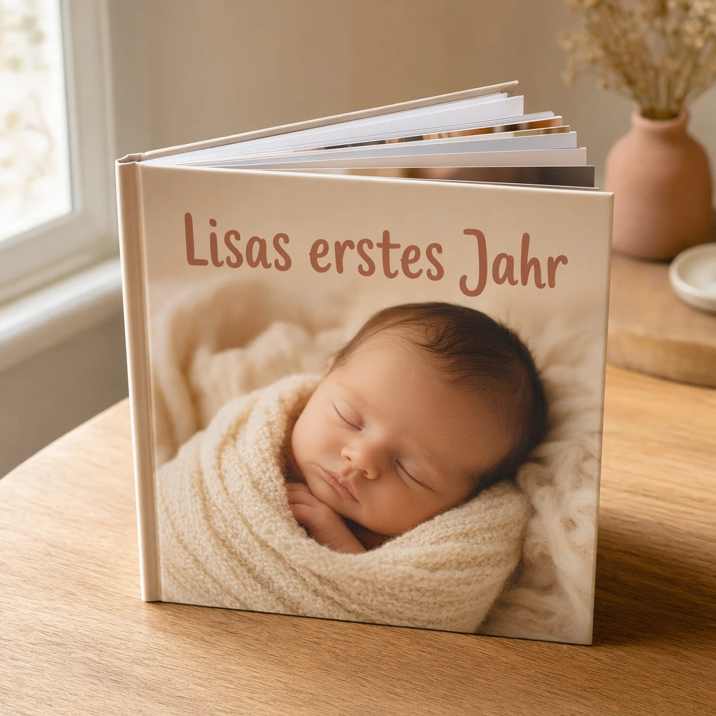 Beispiel-Cover eines Babybuchs