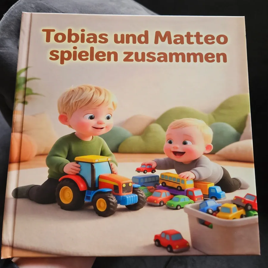 Beispielcover eines personalisierten Kinderbuchs